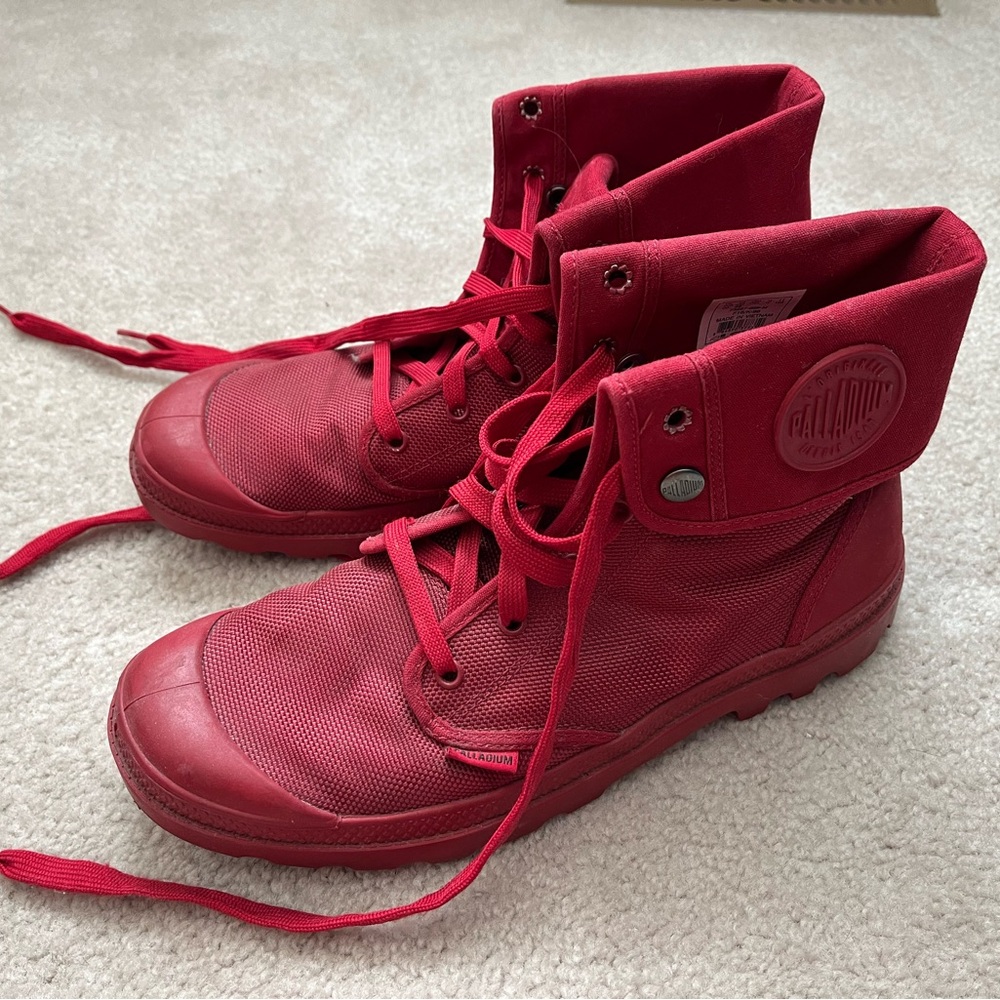 Palladium high top shoes